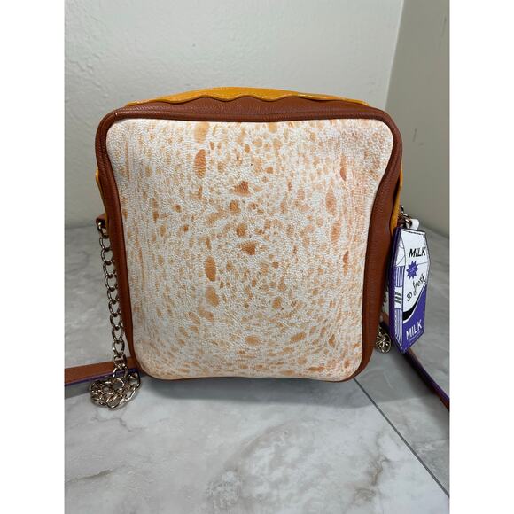 Betsey Johnson That's my Jam Crossbody Purse Peanut Butter and Jelly Purse - Picture 7 of 16